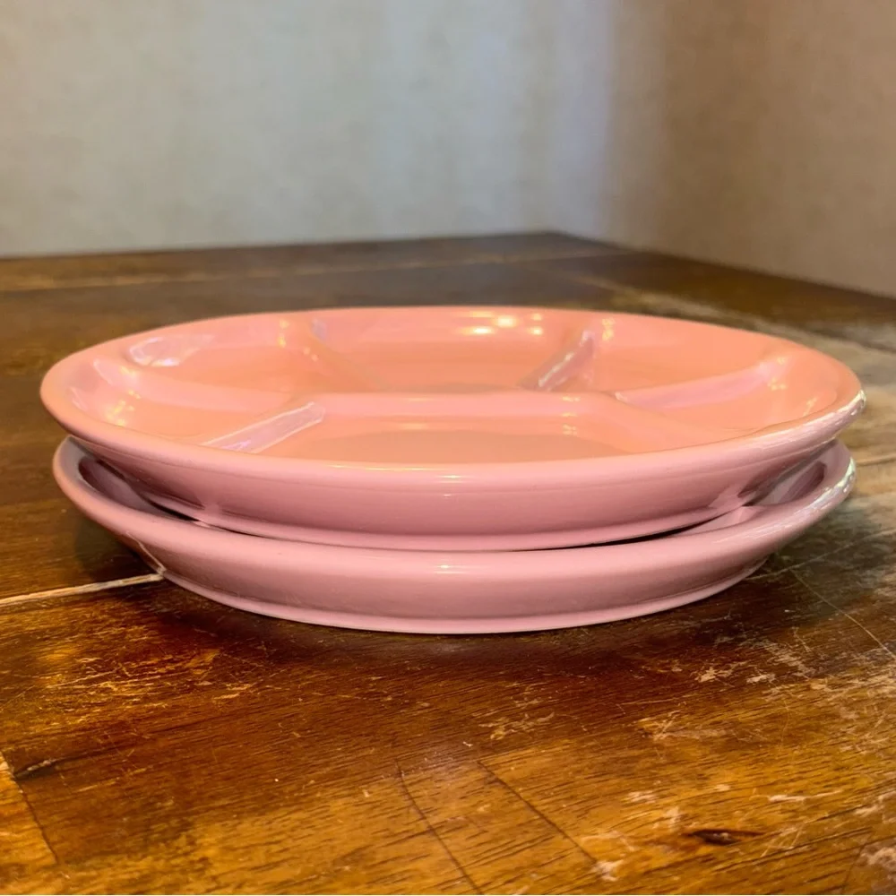 Williams-Sonoma fondue plates Pink